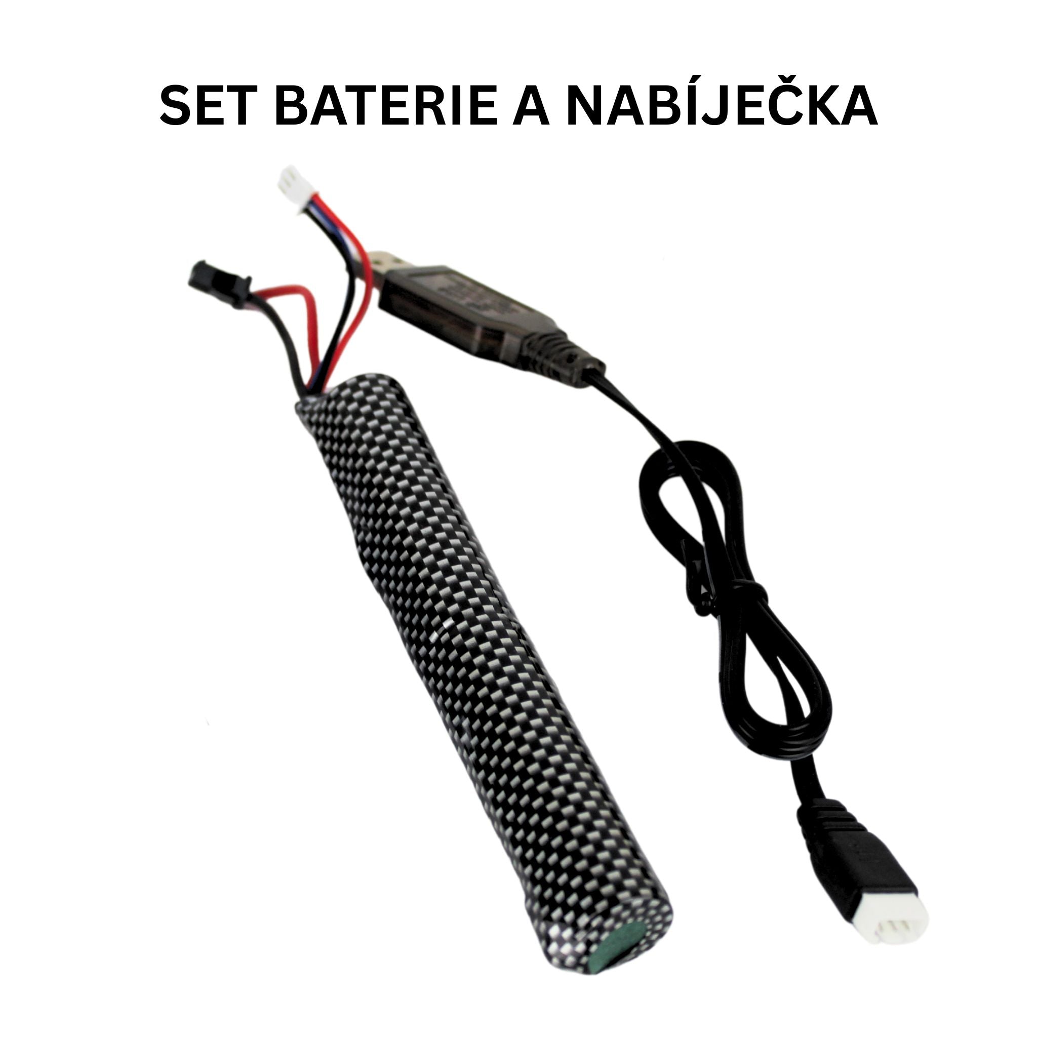 HK416 baterie a nabíječka
