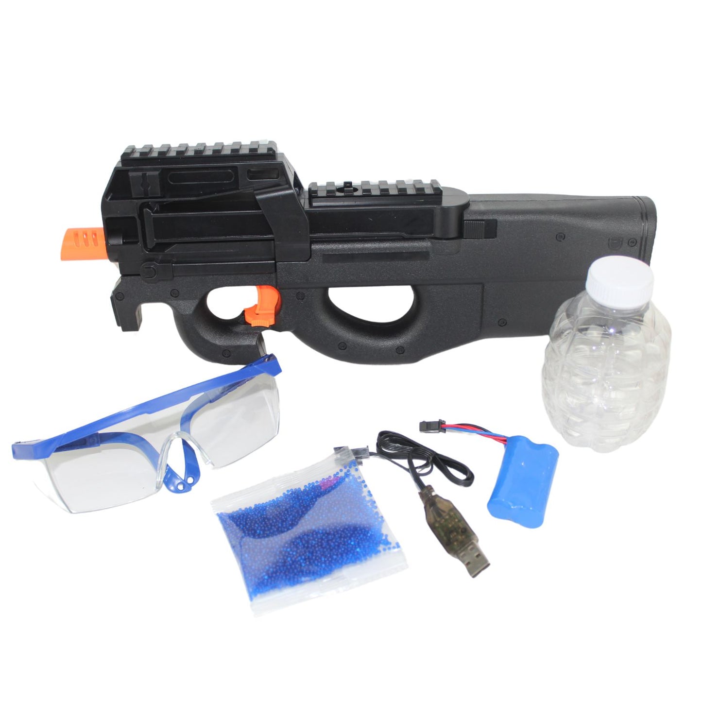 P90 Mini na vodné gélové guličky, čierna