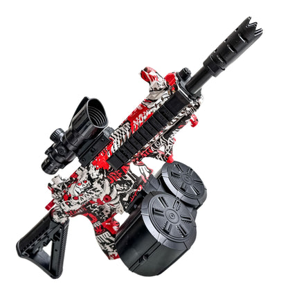 Gel Gun DOUBLE HEAD na vodní gelové kuličky, červený