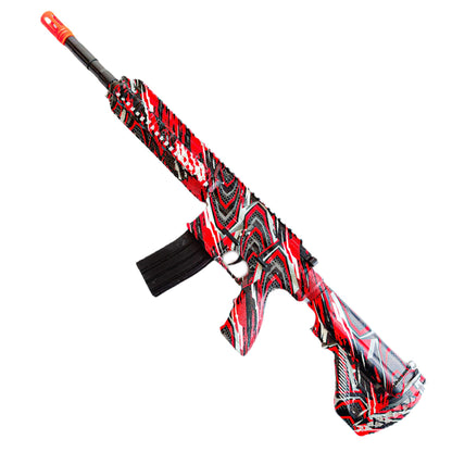 M416 ČERVENÁ pistole na vodní gelové kuličky