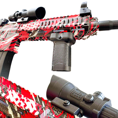 M416 ČERVENÁ pistole na vodní gelové kuličky