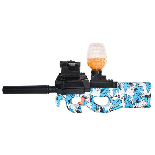 Mini MODRÝ blaster na vodní gelové kuličky